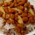 あきつま（杏花☆）'s cooksnap of when they made 我が家のやわらぎメンマ納豆（丼でも）.
