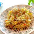 みぃすけママちゃん's cooksnap of when they made 冷蔵庫にある物でチャチャッとチャーハン♪.