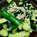 vignemale's cooksnap of when they made 簡単☆美味♡シラスときゅうりのナムル♪.
