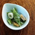ｊｏｃｏｍｏｍｏｌａ's cooksnap of when they made ささげとちくわのめんつゆわさびマヨ和え.