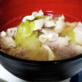 ミニマフィン's cooksnap of when they made レタスと玉ねぎの豚汁.