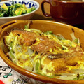 まなポコ's cooksnap of when they made 鮭ともやしでカレーマヨ焼き.