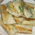 ポコ太さん's cooksnap of when they made 揚げない！クリームチーズと ささみ春巻き.