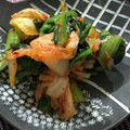 はなぴっち's cooksnap of when they made ＊茹でおき小松菜のキムチ和え＊.