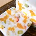 肉ぶっかけ's cooksnap of when they made 牛乳パックで作る♡巨大なフルーツ牛乳かん.
