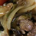 ★ほのどんママ★'s cooksnap of when they made ランチに！豚肉とズッキーニの炒めどんぶり.