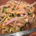fuji's cooksnap of when they made やみつき！もやし&キュウリの中華風サラダ.