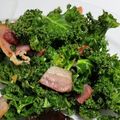 アンティーまゆ's cooksnap of when they made ケールとベーコンの炒め物.