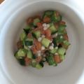 クックOYTSP1☆'s cooksnap of when they made キュウリとオクラと納豆のネバネバ和え.