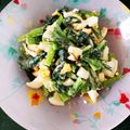 かわゆう1211's cooksnap of when they made 小松菜とゆで卵の塩昆布マヨサラダ.