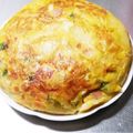 こまめとみのり's cooksnap of when they made 炊飯器でスパニッシュオムレツ！.