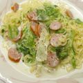 森くまママ's cooksnap of when they made インスタントラーメンで　クリームパスタ風.