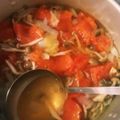 （＊あωや＊）'s cooksnap of when they made 簡単★冷蔵庫の余り物で食べるトマトスープ.