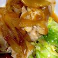 ごふぁんだ's cooksnap of when they made 鶏もも肉ソテー玉ねぎソース.