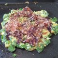 i_yokan's cooksnap of when they made 新たまねぎの葉っぱdeネギ（お好み）焼き.
