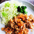 kinniko's cooksnap of when they made 豚らっきょうの醤油炒め.