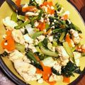 とむ子。's cooksnap of when they made 簡単ヘルシー☆小松菜にんじんの豆腐炒め風.
