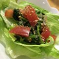 mantacarp's cooksnap of when they made 簡単♪ほうれん草とトマトのサラダ.