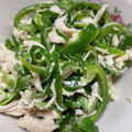 ぴんくみママ's cooksnap of when they made レンジで簡単！ピーマンとささみのマヨ和え.