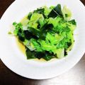ひなたのねこやなぎ's cooksnap of when they made 簡単!レタスと海苔のサッと炒め☆大量消費.