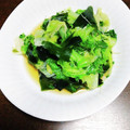 ひなたのねこやなぎ's cooksnap of when they made 簡単!レタスと海苔のサッと炒め☆大量消費.