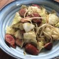 栗丸うさぎ's cooksnap of when they made キャベツとウインナーのソース炒め♡.
