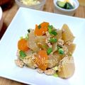 YUH♡ママ's cooksnap of when they made 大根のそぼろ煮.