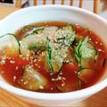 おたもぎ's cooksnap of when they made きゅうりと豆腐の冷や汁.