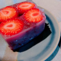 ＊あんず食堂＊'s cooksnap of when they made 作業５分！簡単✿いちご水羊羹✿.