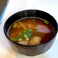 かっちゃん杉's cooksnap of when they made 筍と油揚げの赤だし入り味噌汁.