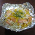 nanadenana's cooksnap of when they made お弁当に！塩鮭のマヨコーン焼.