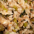 ぱっち◎'s cooksnap of when they made m小松菜と揚げの炊き込みご飯.