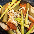 マコミコ's cooksnap of when they made 水煮で即席ふきと細竹の煮物.