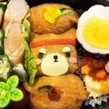 小栗虫子's cooksnap of when they made 干支簡単☆いなり寿司deわんこ☆キャラ弁.