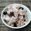 chiibubu's cooksnap of when they made 赤そら豆のごはん♡.