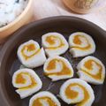 小太郎★'s cooksnap of when they made 離乳食完了期♡かぼちゃマヨのロールサンド.