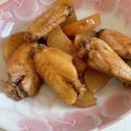 クックQFO4RN☆'s cooksnap of when they made ご飯進む味染み＊鶏手羽中と大根の煮物＊.