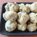kecc's cooksnap of when they made 簡単手作りおやつ さつまいもの茶巾絞り♪.
