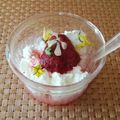 ルチアーノ★★★'s cooksnap of when they made 花で楽しむ水切りヨーグルト.