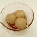 chou*'s cooksnap of when they made さつまいも白玉のメープルシロップがけ.