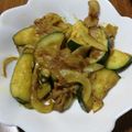 ramieru's cooksnap of when they made 【15分】豚肉とズッキーニのカレー炒め.