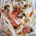 ぽちゃすけ's cooksnap of when they made レンジで簡単！さっぱり♪もやしの梅和え.