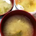 クッキン坊主's cooksnap of when they made じゃがいもとセロリの葉の味噌汁.
