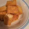 哲美☆'s cooksnap of when they made 目指せ厚揚げ部門1位！にんにく塩バター味.