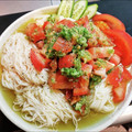 ⭐とっくん⭐'s cooksnap of when they made 洋風⁈トマトとおろしきゅうりの素麺.