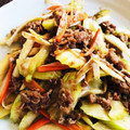 kinniko's cooksnap of when they made セロリと牛肉のオイスターソース炒め#12.