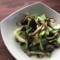 栗丸うさぎ's cooksnap of when they made チンゲンサイとキノコの炒め物.