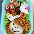 とむとむあき's cooksnap of when they made キャラ弁＊焼きそばでゲゲゲの鬼太郎.