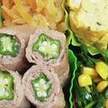 ♪じゅんちこ♪'s cooksnap of when they made オクラ豚バラ巻き.