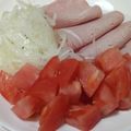 クック6DDPP8☆'s cooksnap of when they made ＊ロースハムと新玉ねぎのマリネサラダ＊.